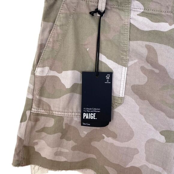 Paige Denim Mayslie Short- Camo Print - Picture 11 of 14